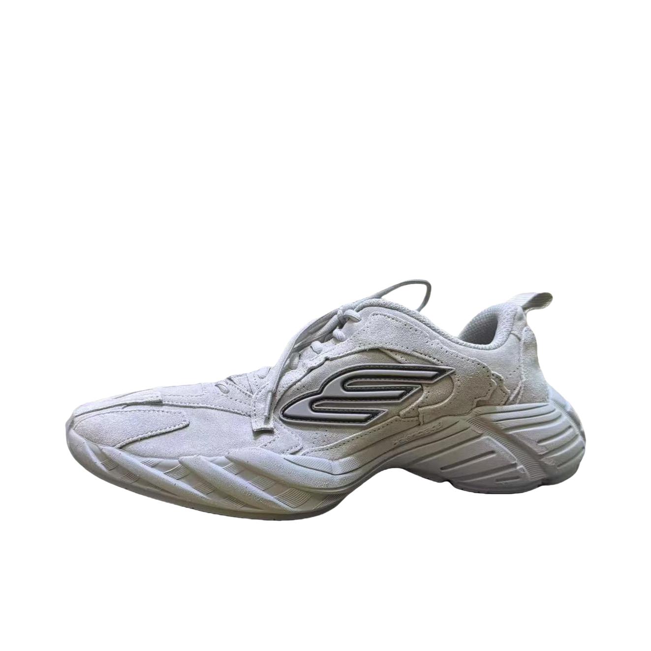 推荐商品：Balenciaga/巴黎世家 MONDAY 运动休闲鞋 系带尖头圆头厚底 女款/灰色