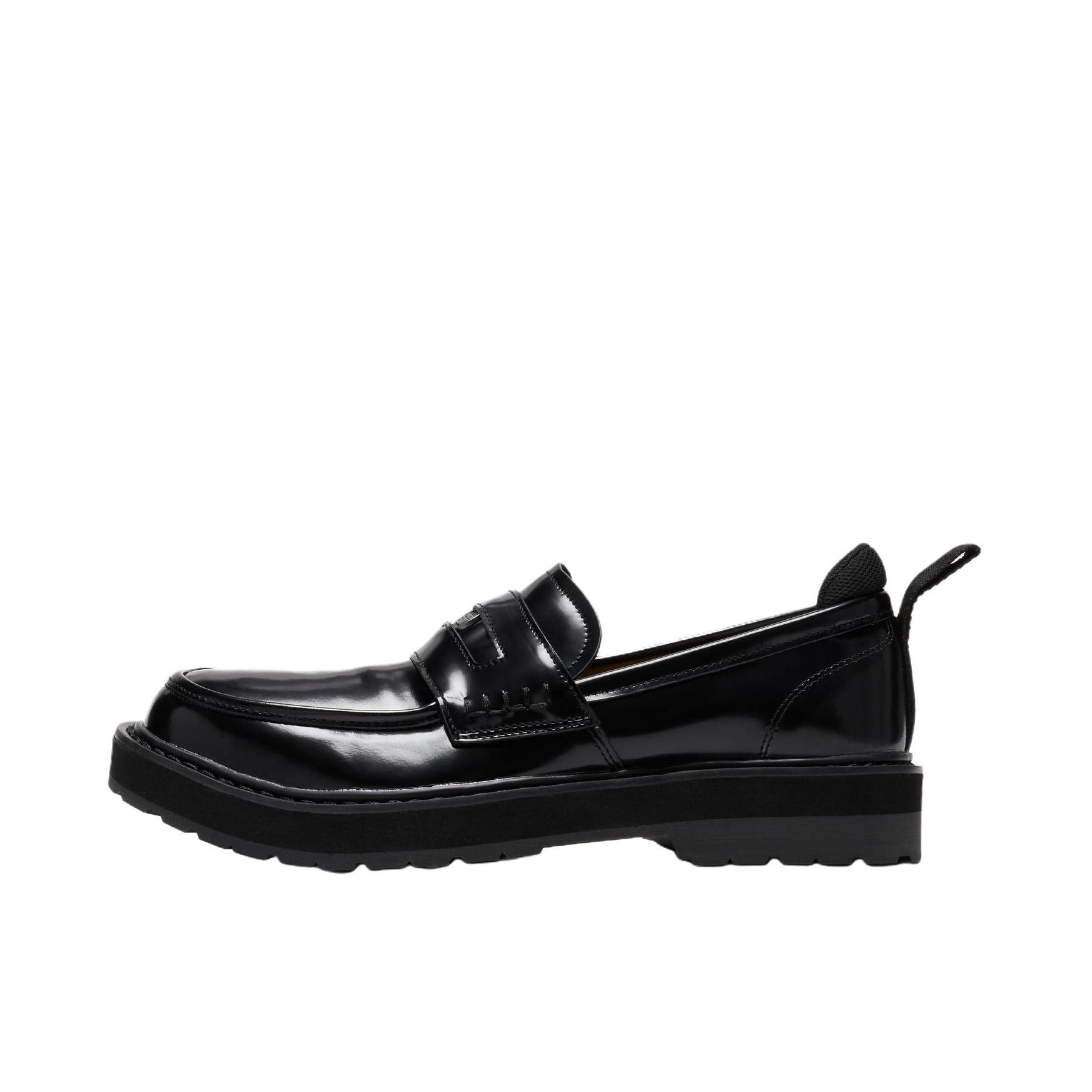 推荐商品：Onitsuka Tiger/鬼塚虎 TIGER LOAFER 单鞋 百搭圆头一脚蹬平跟 黑色