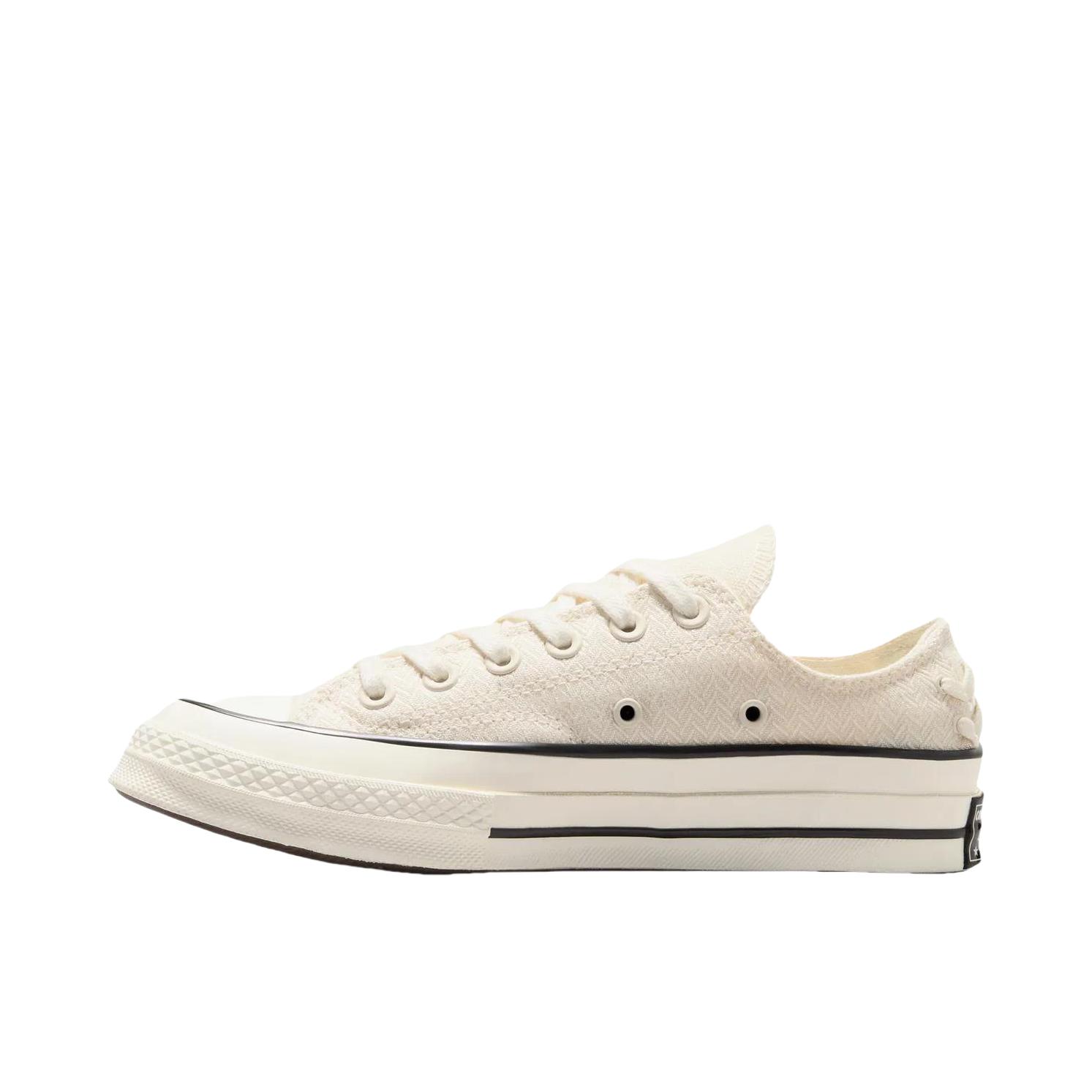 推荐商品：Converse/匡威 Cozy Granola Chuck 70 Ox 帆布鞋 经典百搭花卉细节防滑耐磨舒适透气 白色