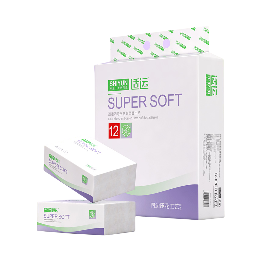 推荐商品：适运 自然无香 5层 四边压花超柔抽纸 138*180mm