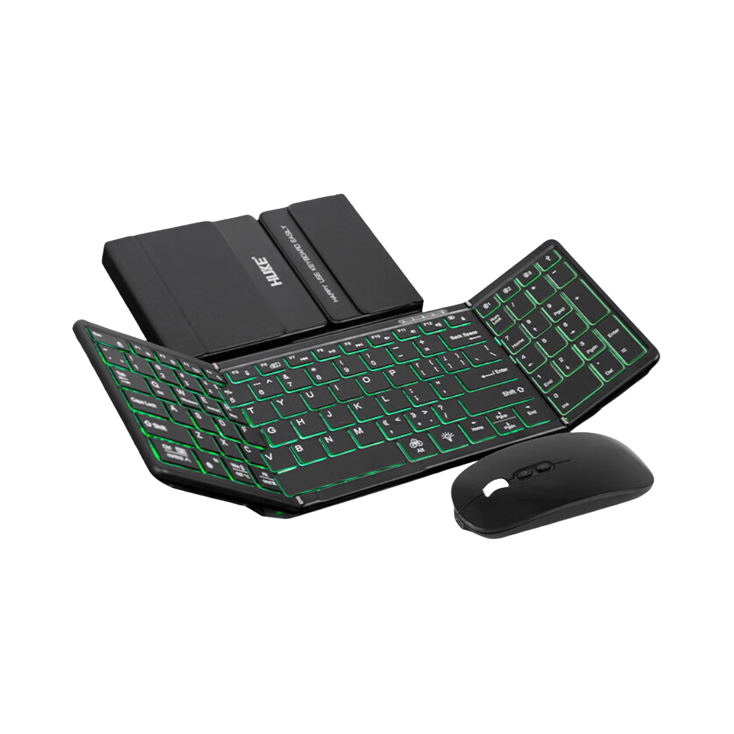 推荐商品：HUKE/虎克 HK99MAX 无线 键鼠套装 全键便携折叠 七彩背光