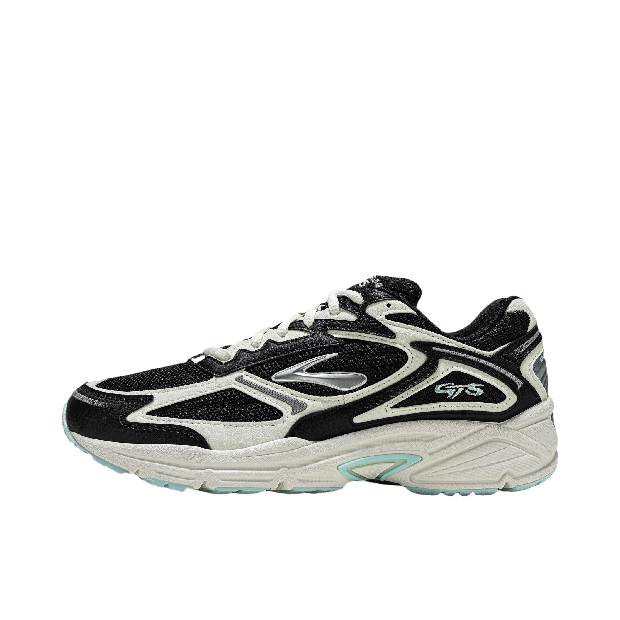 推荐商品：Brooks/布鲁克斯 Adrenaline GTS 4 复古 公路 系带 跑鞋 D宽/黑色/椰奶色/银色