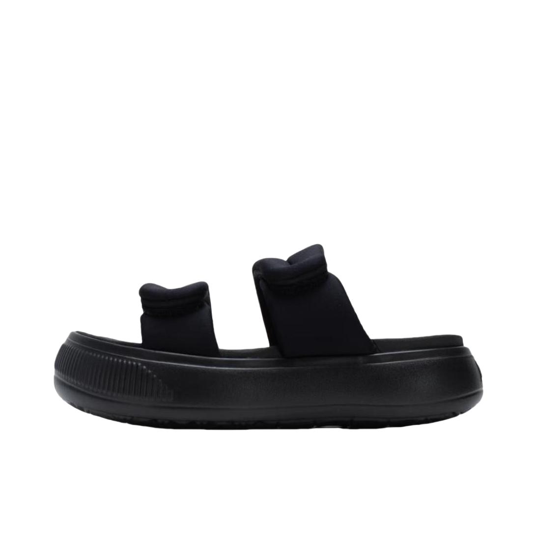 推荐商品：Puma/彪马 Mayu Puffy Slides Wns 拖鞋 厚底增高轻便透气防滑耐磨 黑色