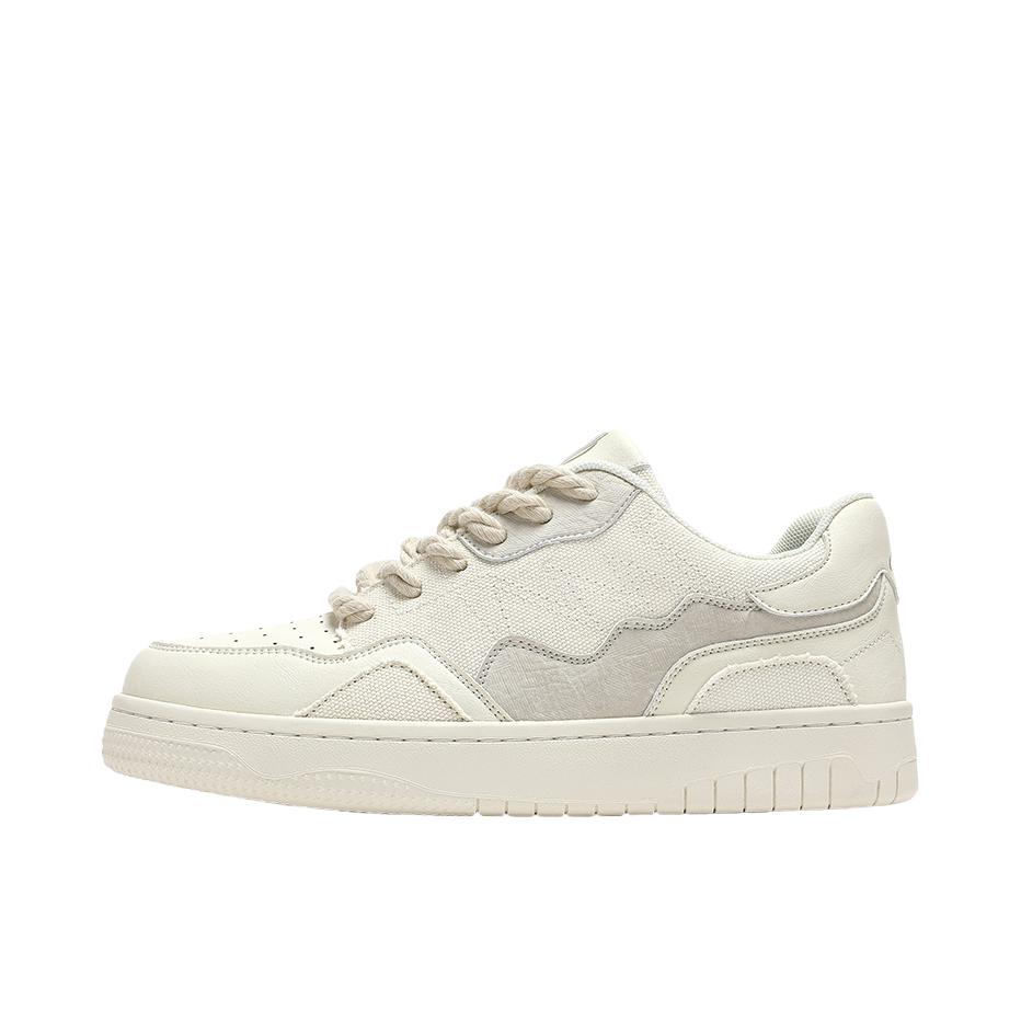 推荐商品：Jeanswest/真维斯 空军一号 板鞋 简约日常百搭 米色