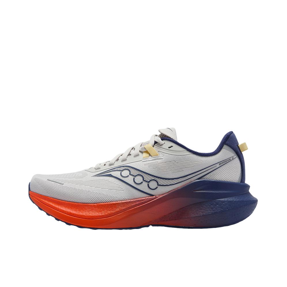 推荐商品：Saucony/索康尼 MARSHAL 率途 2 跑鞋 训练系带缓震防滑慢跑稳定支撑 米色