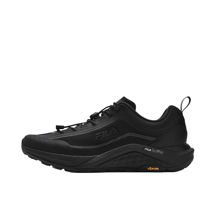 推荐商品：FILA/斐乐 雪狼2+ 户外鞋 徒步鞋 越野减震透气防滑 黑色