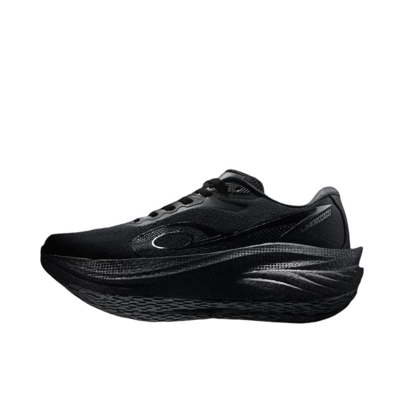 推荐商品：乔丹体育 领航600 跑鞋 慢跑全掌橡胶缓震稳定支撑轻便透气回弹防风 黑色