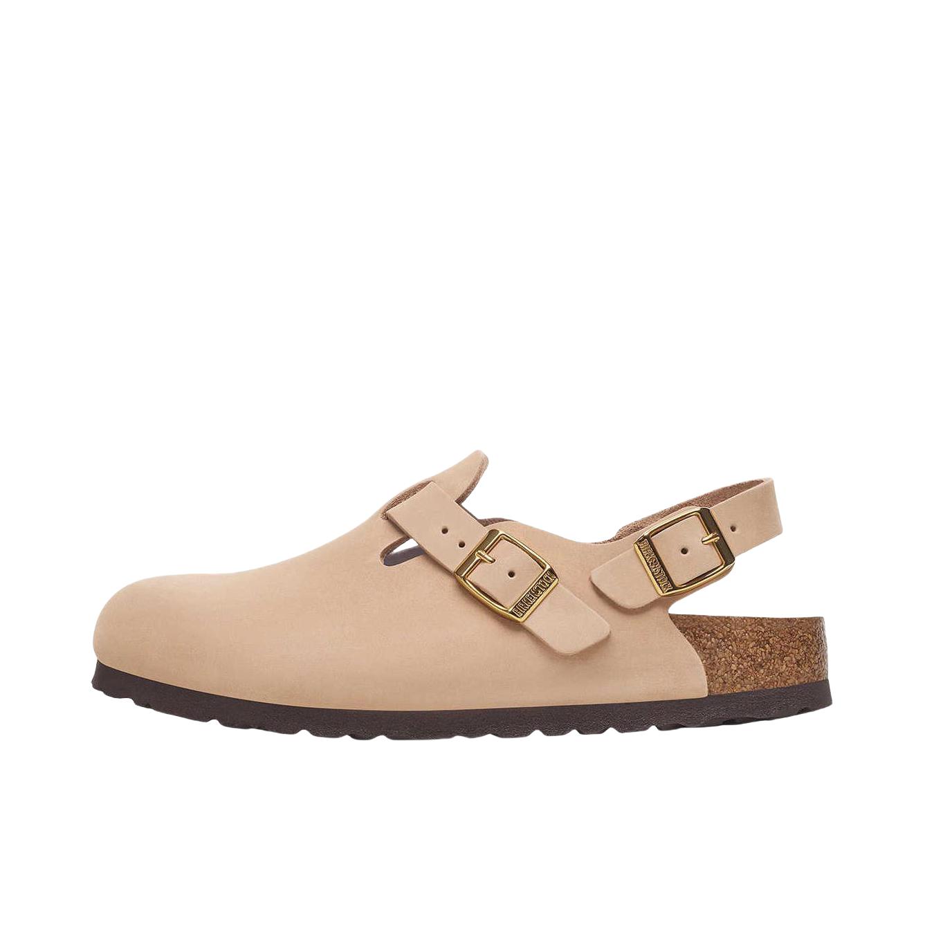 推荐商品：Birkenstock Tokio系列 包头 轻质耐磨 系踝 圆头 防磨 秋冬 拖鞋 窄版/女款/沙色 