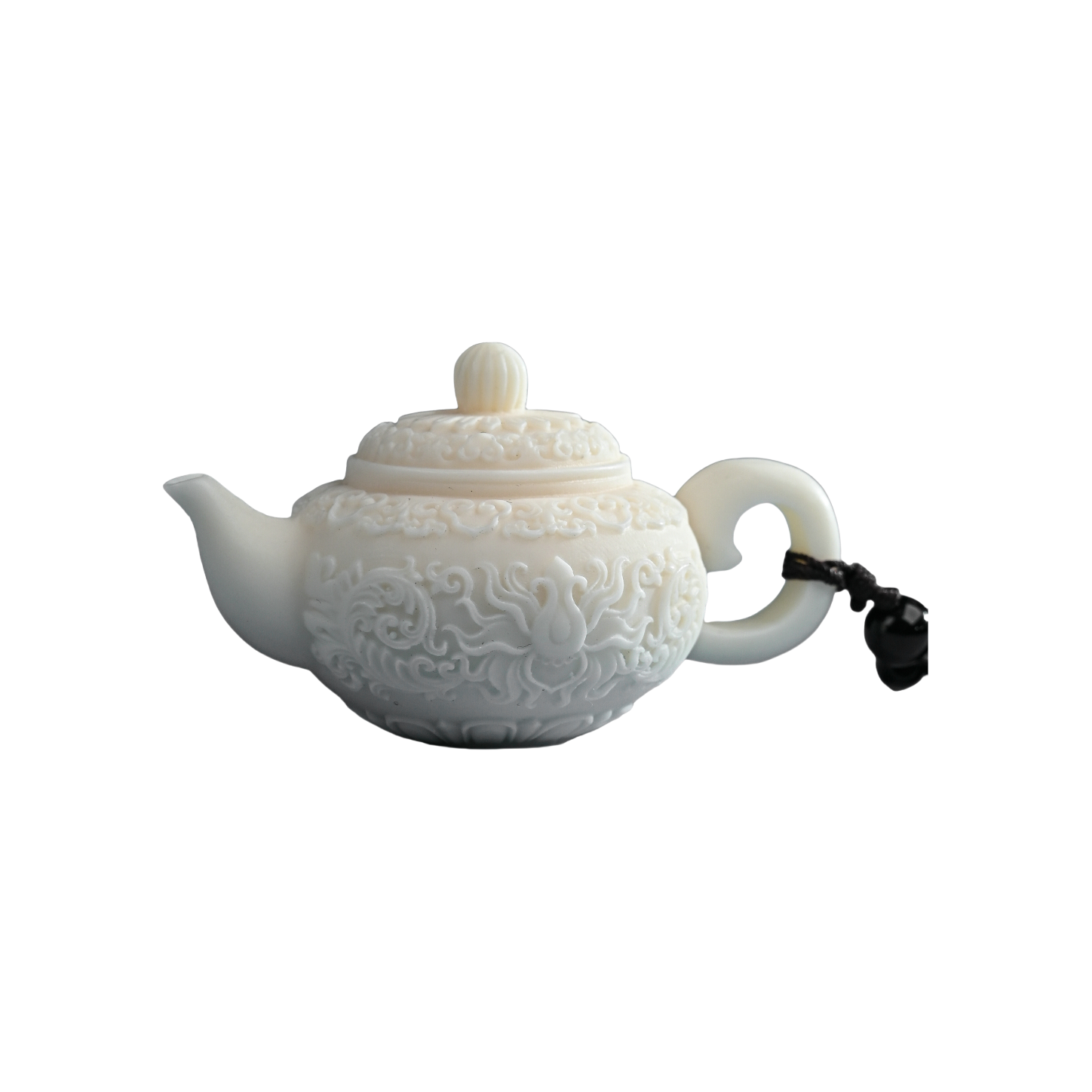 推荐商品：素于 纳福平安麻将把壶象牙果把件 SY-XYGSBJ-01