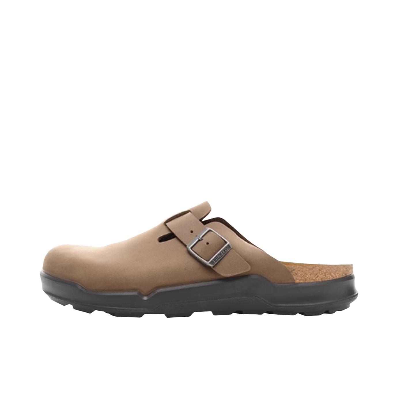 推荐商品：Birkenstock Boston 勃肯鞋 拖鞋 牛皮革舒适休闲透气包头涂油 褐色