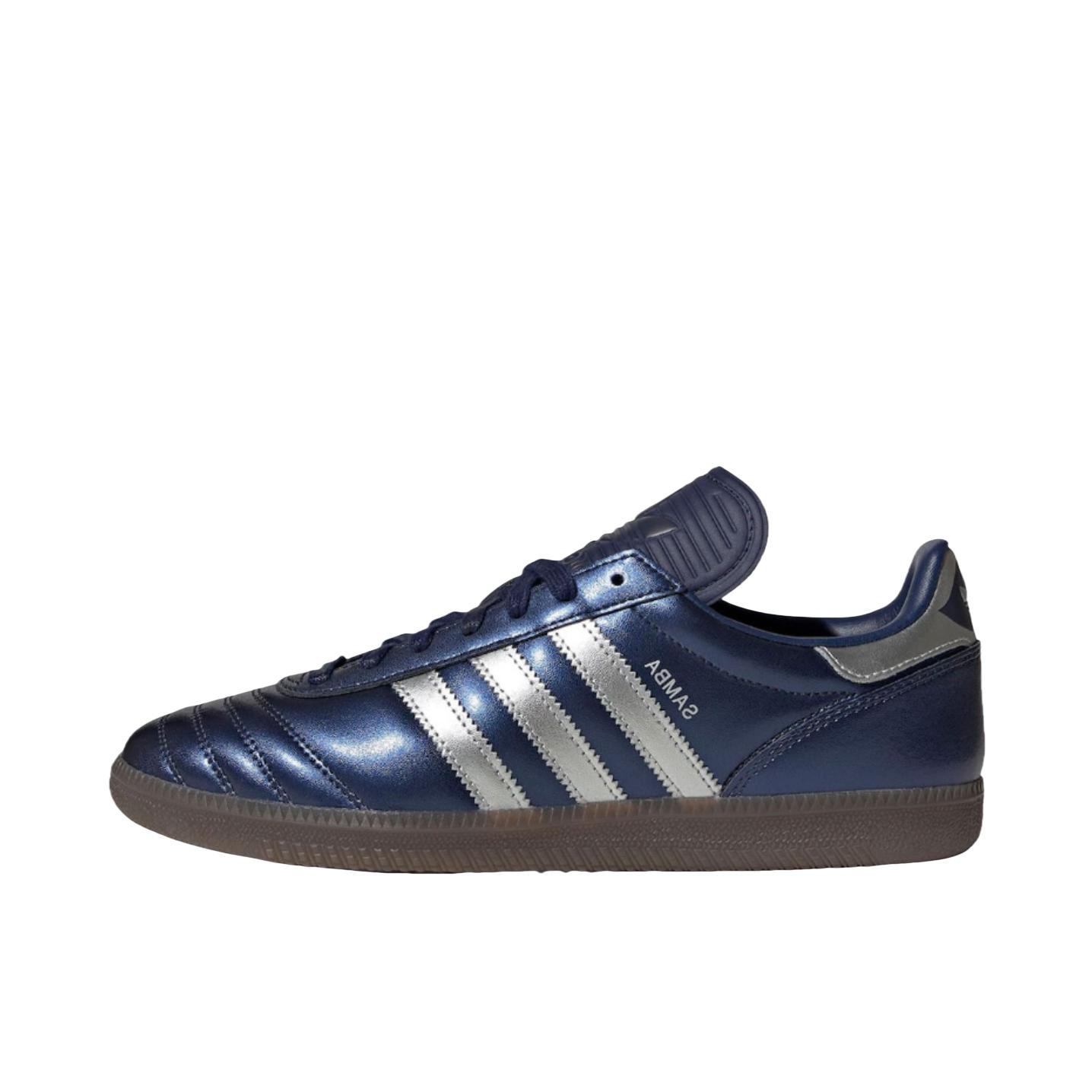 推荐商品：adidas Originals Samba OG T头鞋 板鞋 经典复古舒适百搭耐磨合成革圆头薄底贴合 藏蓝色