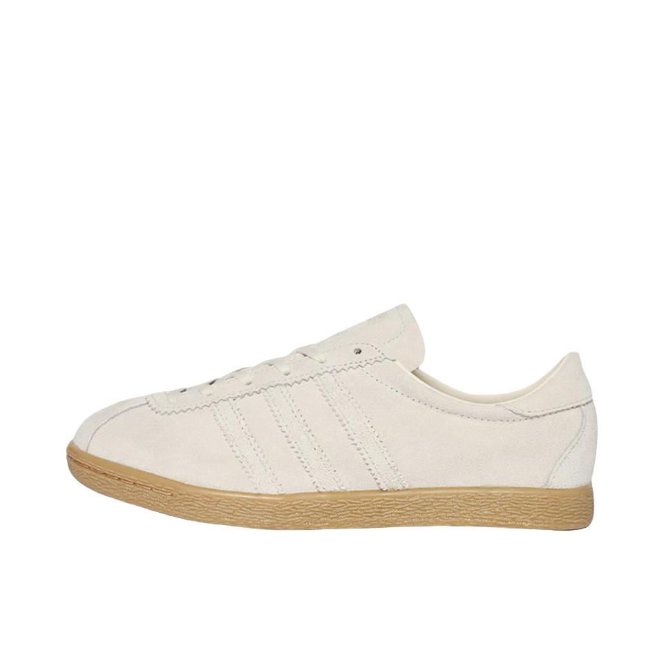 推荐商品：adidas Originals Tobacco 防滑耐磨 舒适 平跟低帮 橡胶 时尚百搭 运动休闲鞋 米白色