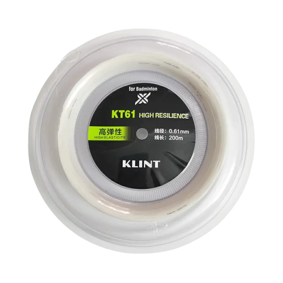 推荐商品：KLINT KT61 大盘 耐用 高弹 羽毛球拍线