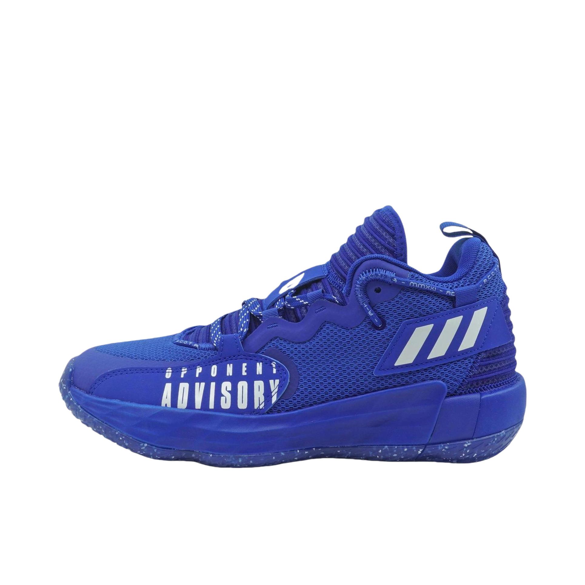 推荐商品：adidas Dame 7 Extply 利拉德 防滑耐磨 圆头 篮球鞋 蓝色 
