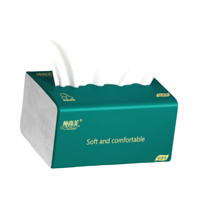 推荐商品：纯尚美 5层 原木亲肤抽纸 175x148mm