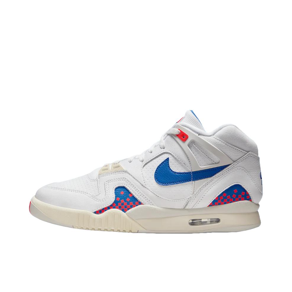 推荐商品：Nike Air Tech Challenge 2 运动休闲鞋 防滑耐磨舒适轻便复古织物百搭减震 米色/黑色/红色
