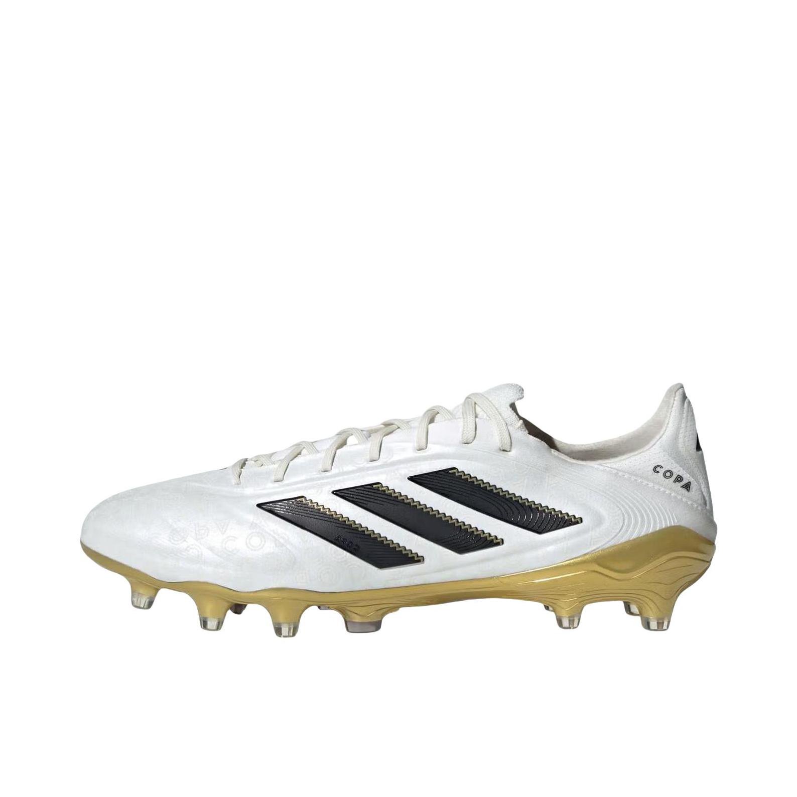 推荐商品：adidas Copa Pure 3 Elite FG 胶质长钉 天然硬草地 耐用支撑 足球鞋 白色/黑色 