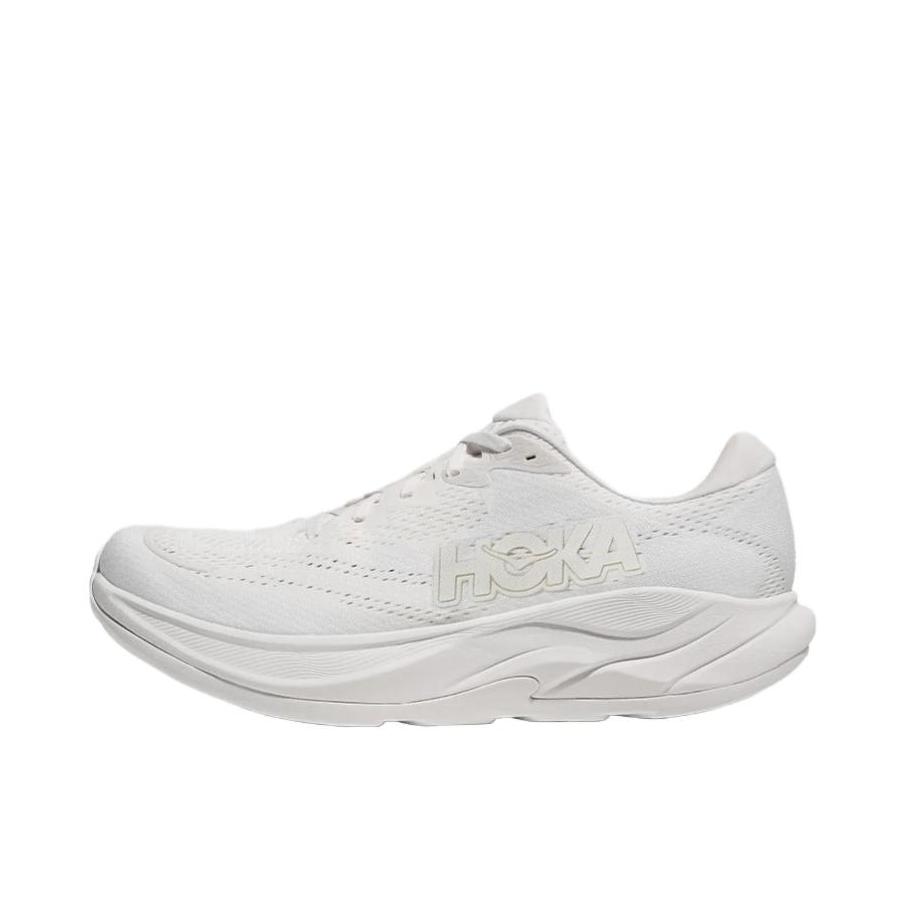 推荐商品：HOKA ONE ONE Rincon 4 林康4 公路 减震透气 防滑耐磨 跑鞋 男款/白色 