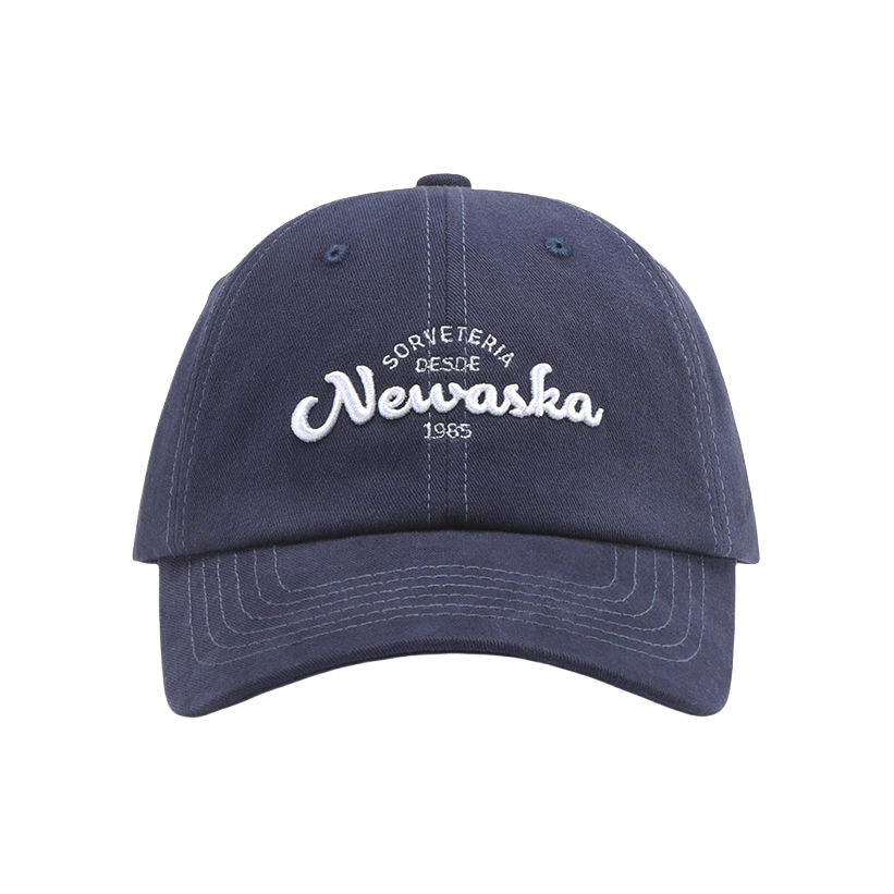 推荐商品：山一丸 简约立体字母刺绣防晒休闲软顶鸭舌帽 SMAC-YSM-24A129