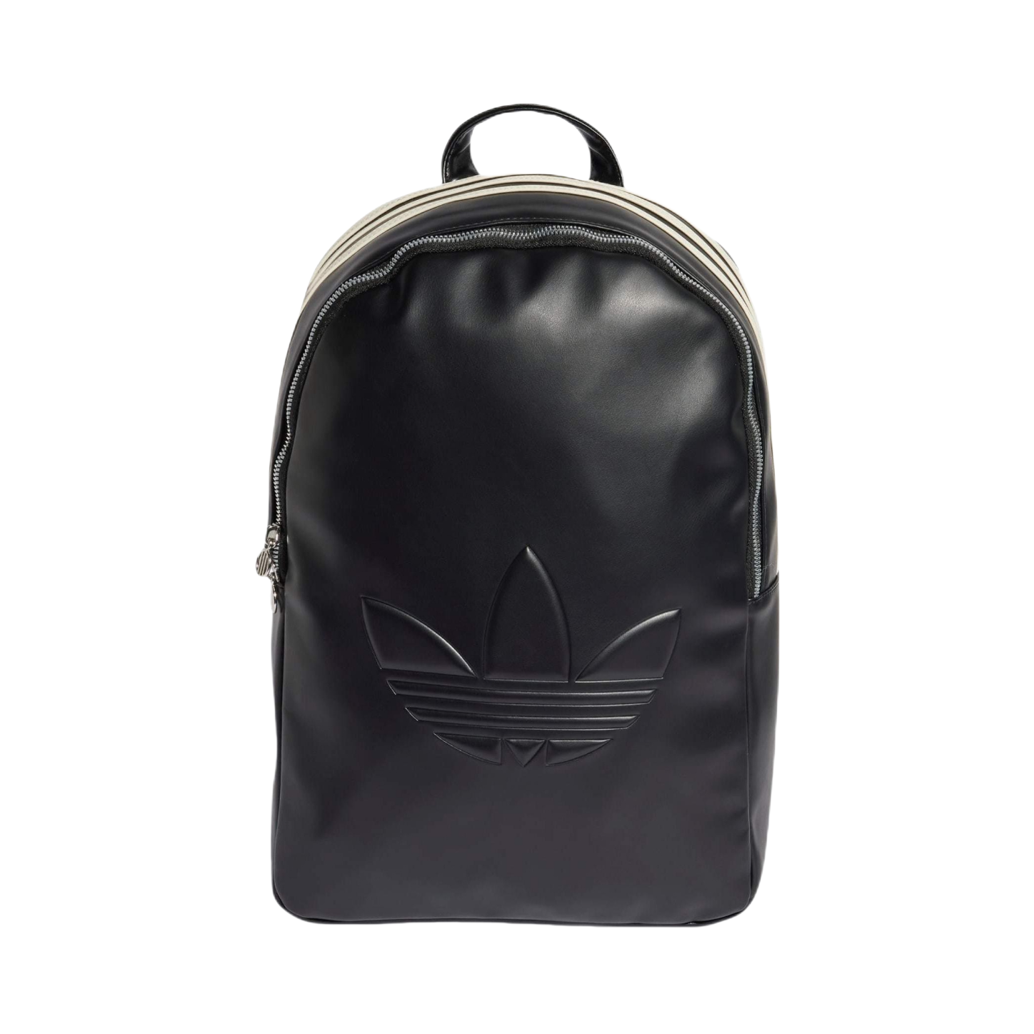 adidas Originals/三叶草 常规品牌Logo印花聚氨酯情侣款双肩包 黑色 JC5999
