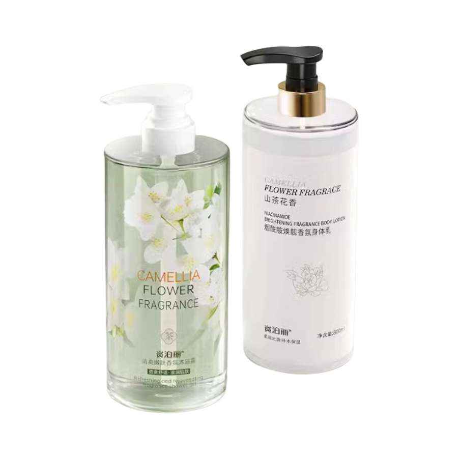 推荐商品：资泊丽 茉莉白茶山茶花身体护理套装 持久留香