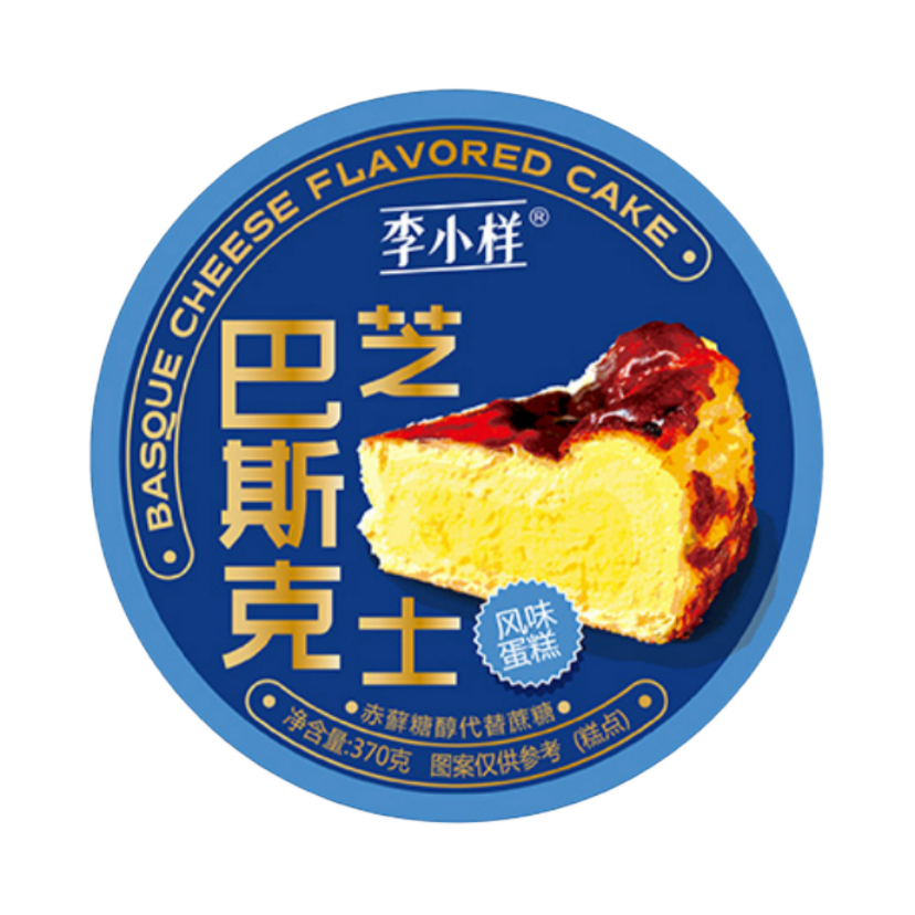 推荐商品：李小样 巴斯克芝士风味蛋糕 370g 盒装