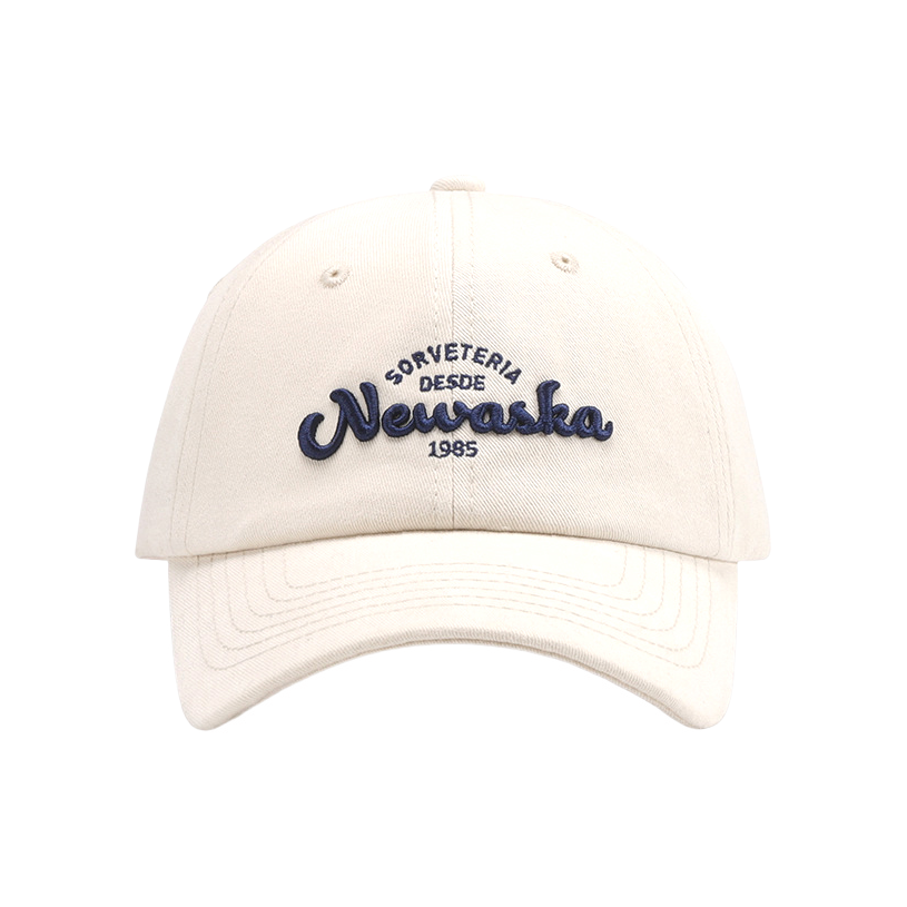 推荐商品：山一丸 简约立体字母刺绣防晒休闲软顶鸭舌帽 SMAC-YSM-24A129