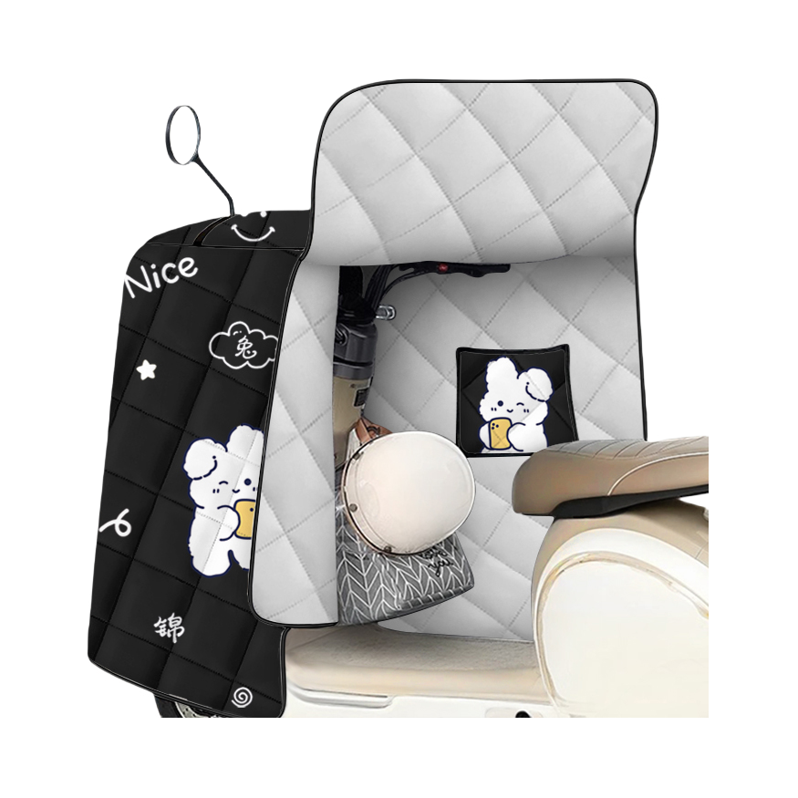 推荐商品：羽梵驰 0313-4 防水 防晒 防风 电动车挡风被