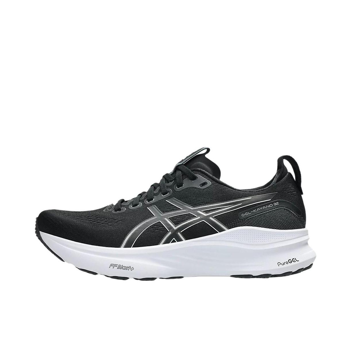 推荐商品：Asics/亚瑟士 GEL-KAYANO 32 跑鞋 防滑耐磨稳定支撑缓震回弹轻量训练圆头体测夜跑短跑 深黑色