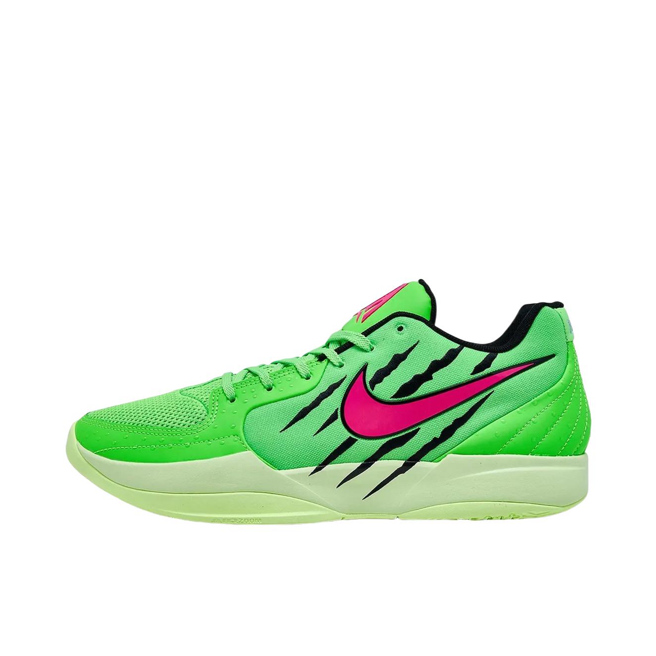 推荐商品：Nike Ja 2 莫兰特2代 篮球鞋 抗扭低帮缓震稳定防滑耐 舒适百搭耐用时尚训练 绿色/粉色/黑色