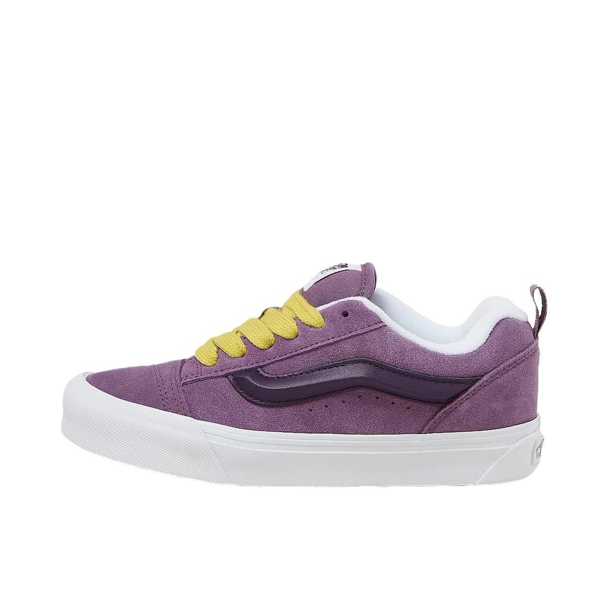 推荐商品：Vans/范斯 Knu-Skool 板鞋 面包鞋 滑板鞋 复古美式时尚防水支撑贴合圆头 紫色/白色/黄色