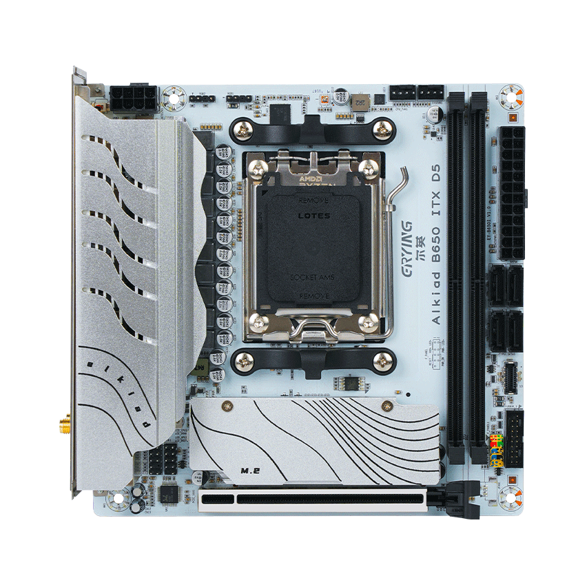 推荐商品：ERYING/尔英 B650I系列芯片组 DDR5 电脑主板 8+2+1供电 高效散热组件