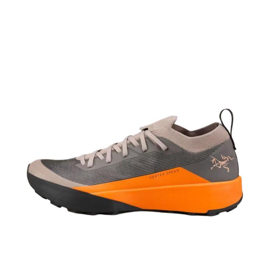 推荐商品：Arc'teryx/始祖鸟 Vertex Speed 越野跑鞋 时尚耐用低帮 灰色/橙色