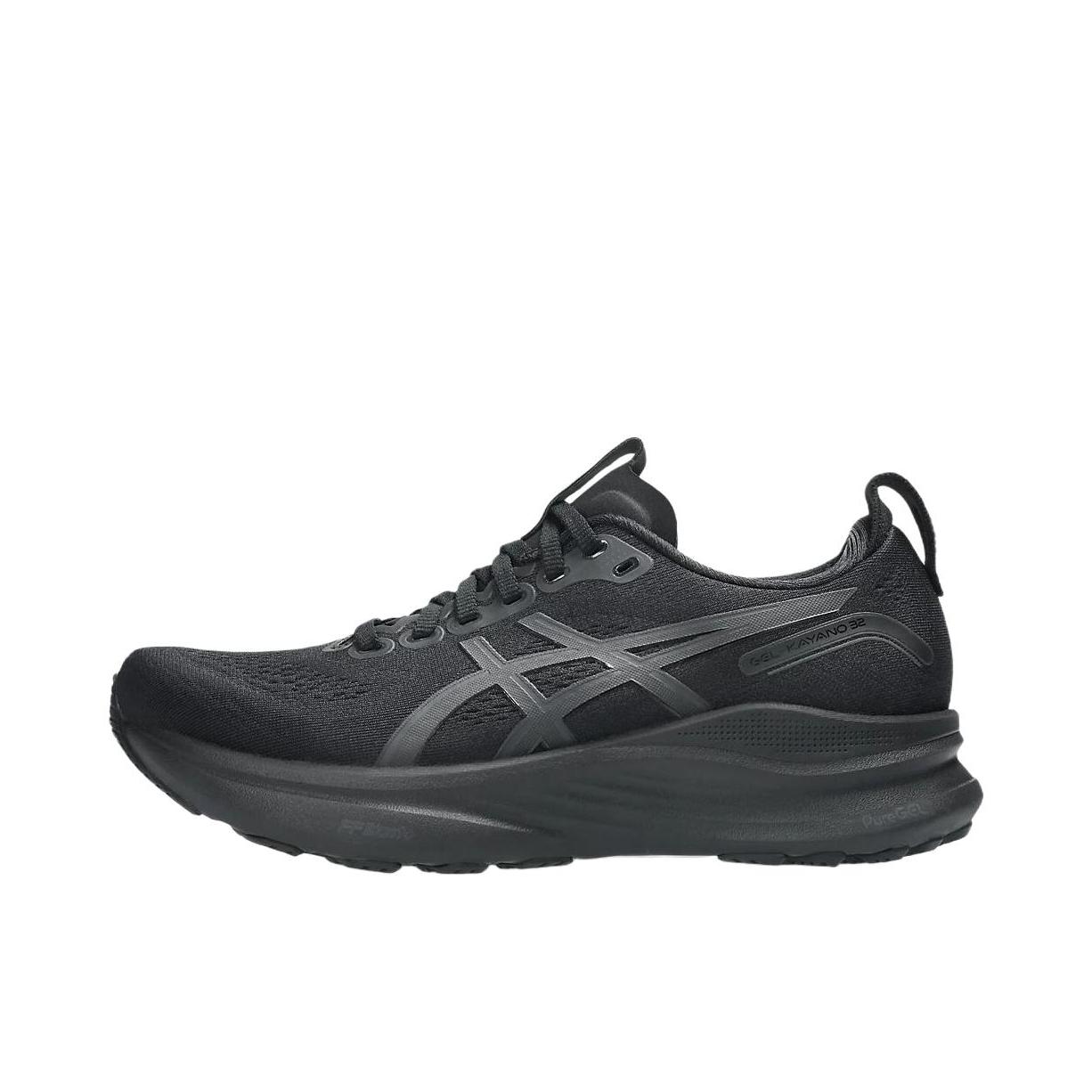 推荐商品：Asics/亚瑟士 GEL-KAYANO 32 跑鞋 防滑耐磨稳定支撑缓震回弹轻量训练圆头体测夜跑短跑 女款/深黑色