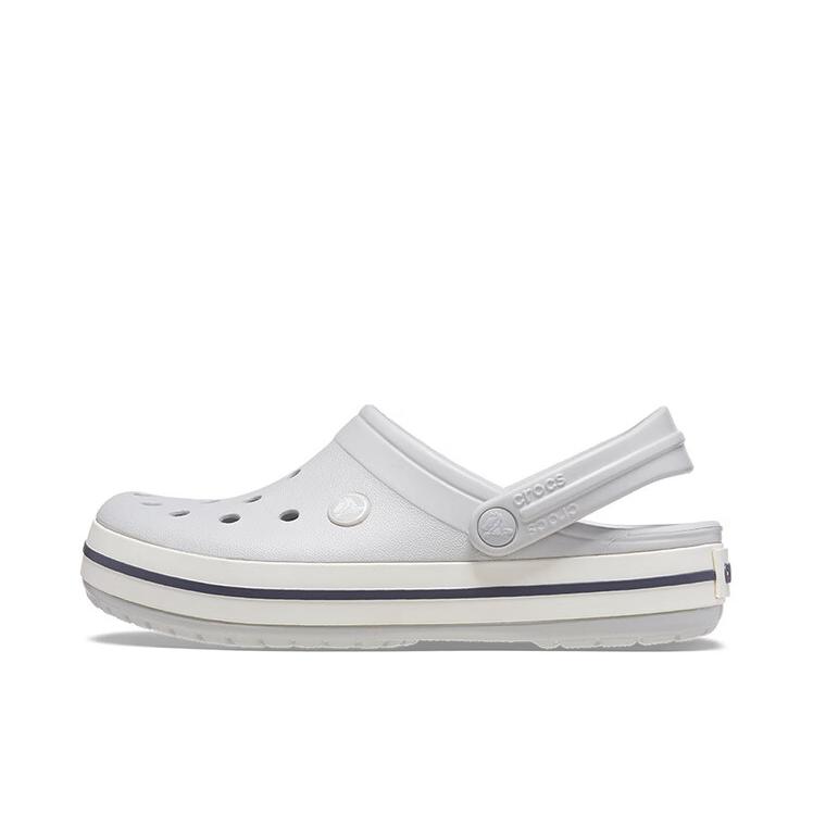 推荐商品：Crocs/卡骆驰 Crocband Clog 卡骆班 防滑耐磨 圆头 轻便透气 包头沙滩 一脚蹬 户外 拖鞋 洞洞鞋 穿孔 凉鞋 大气灰