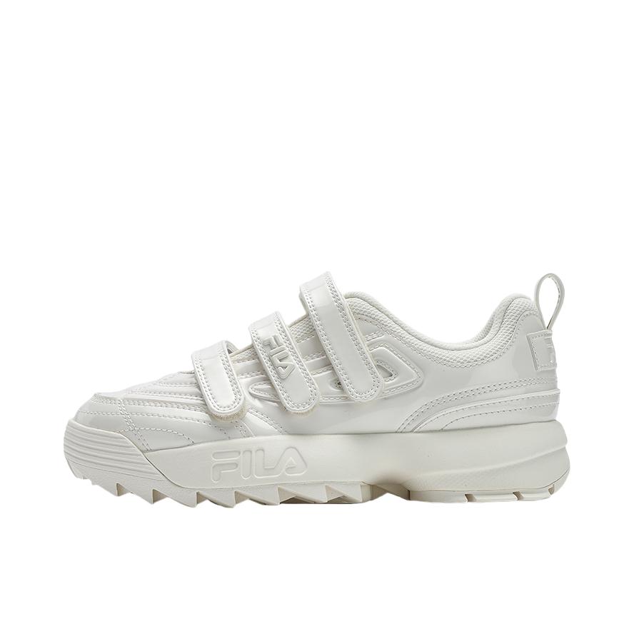 推荐商品：FILA/斐乐 复古系列 DISRUPTOR2 MJ 运动休闲鞋 个性通勤低帮橡胶 女款/奶白色