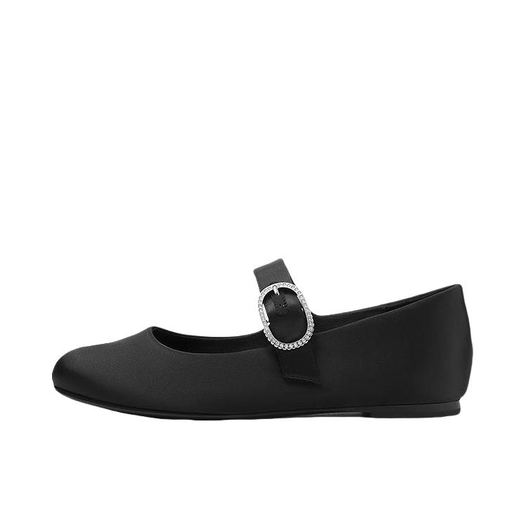推荐商品：CHARLES&KEITH 单鞋 法式平底舒适 CK1-70900545 黑色