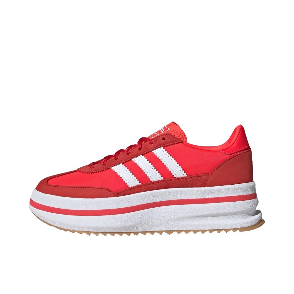 推荐商品：【马思纯同款】 adidas Originals SL 72 T头鞋 德训鞋 运动休闲鞋 轻便防滑耐磨透气舒适简约复古 亮红色/白色/浅猩红