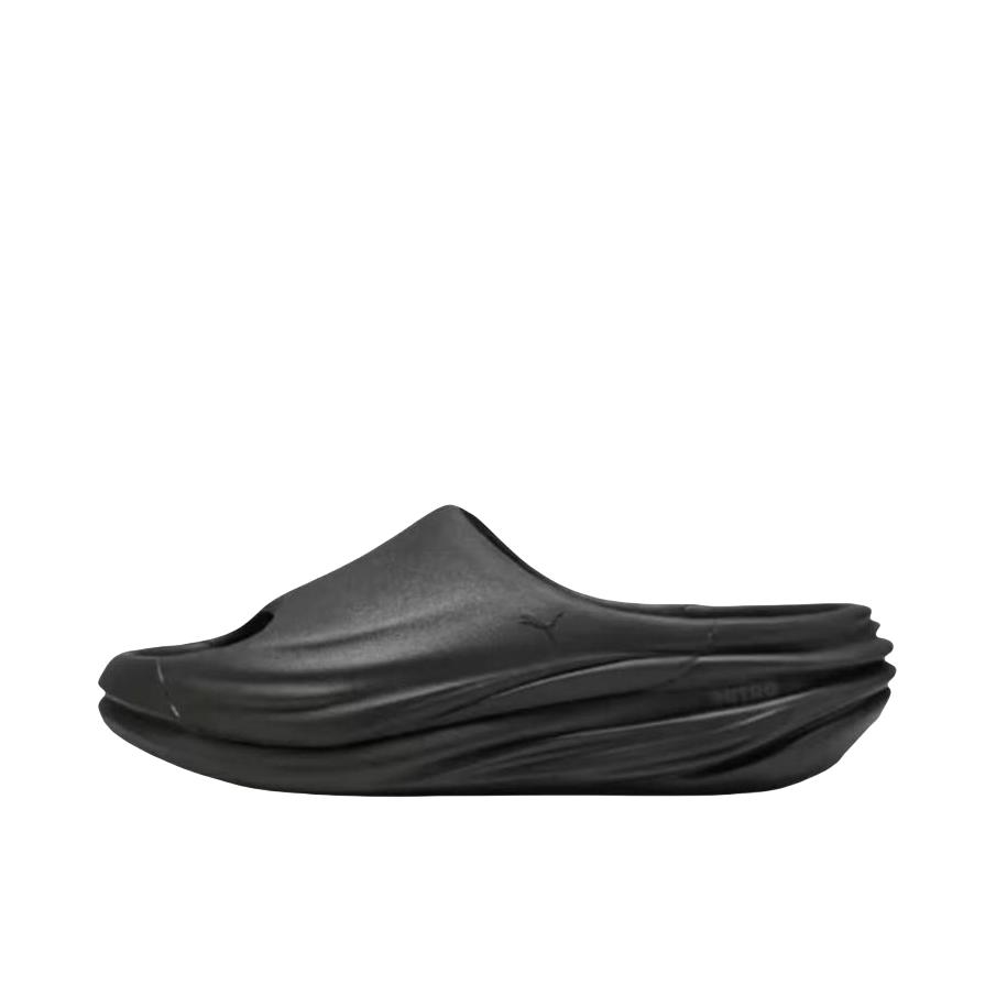 推荐商品：Puma/彪马 Unwind NITRO™ Cat Active 拖鞋 防滑耐磨一字平跟低跟 黑色