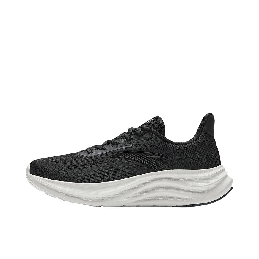 推荐商品：安踏 轻云2 跑鞋 网面透气回弹轻便软底低帮缓震秋冬轻质减震 女款/基础黑