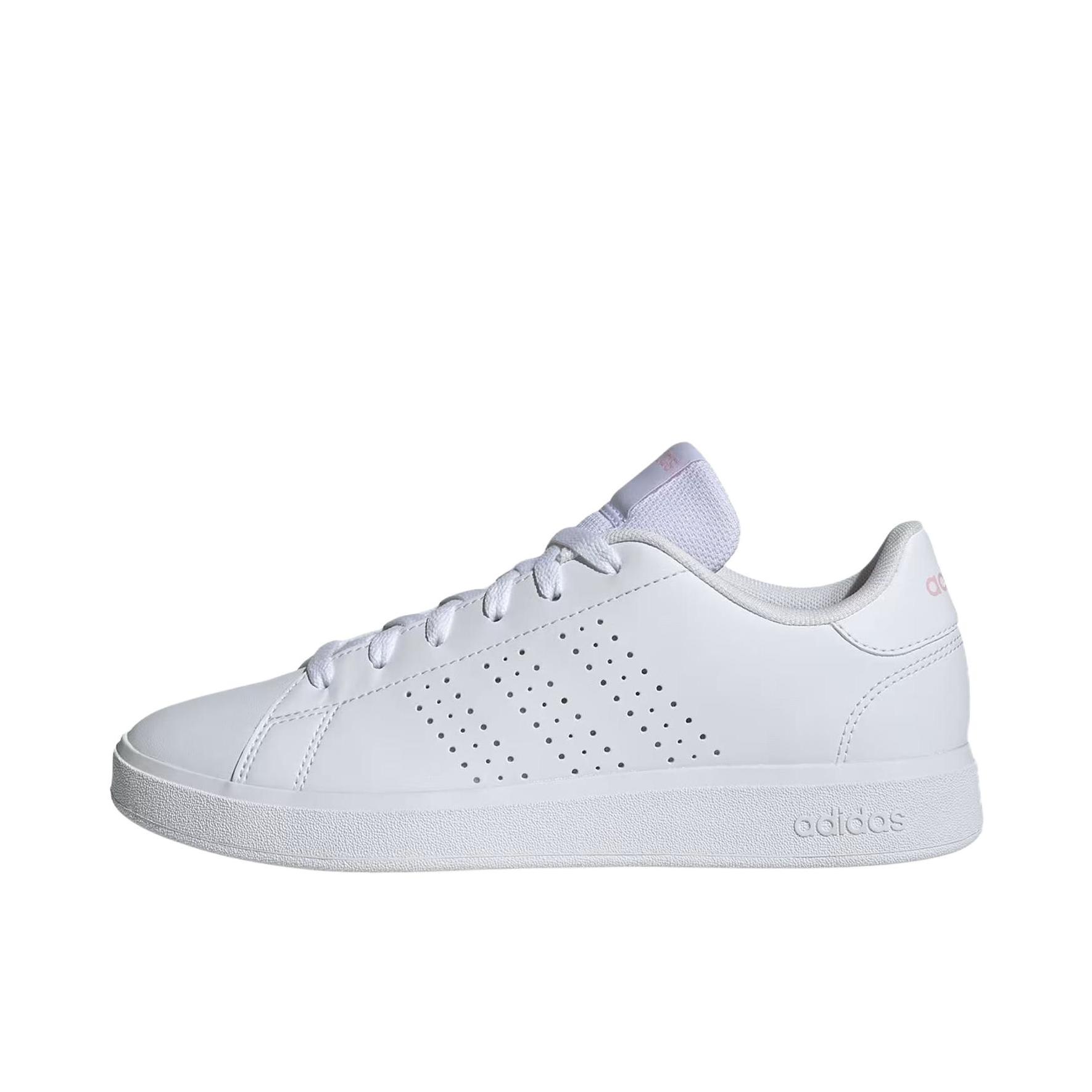 推荐商品：adidas NEO Advantage 板鞋 复古舒适百搭轻便透气防滑耐磨时尚轻运动包裹性 全白色
