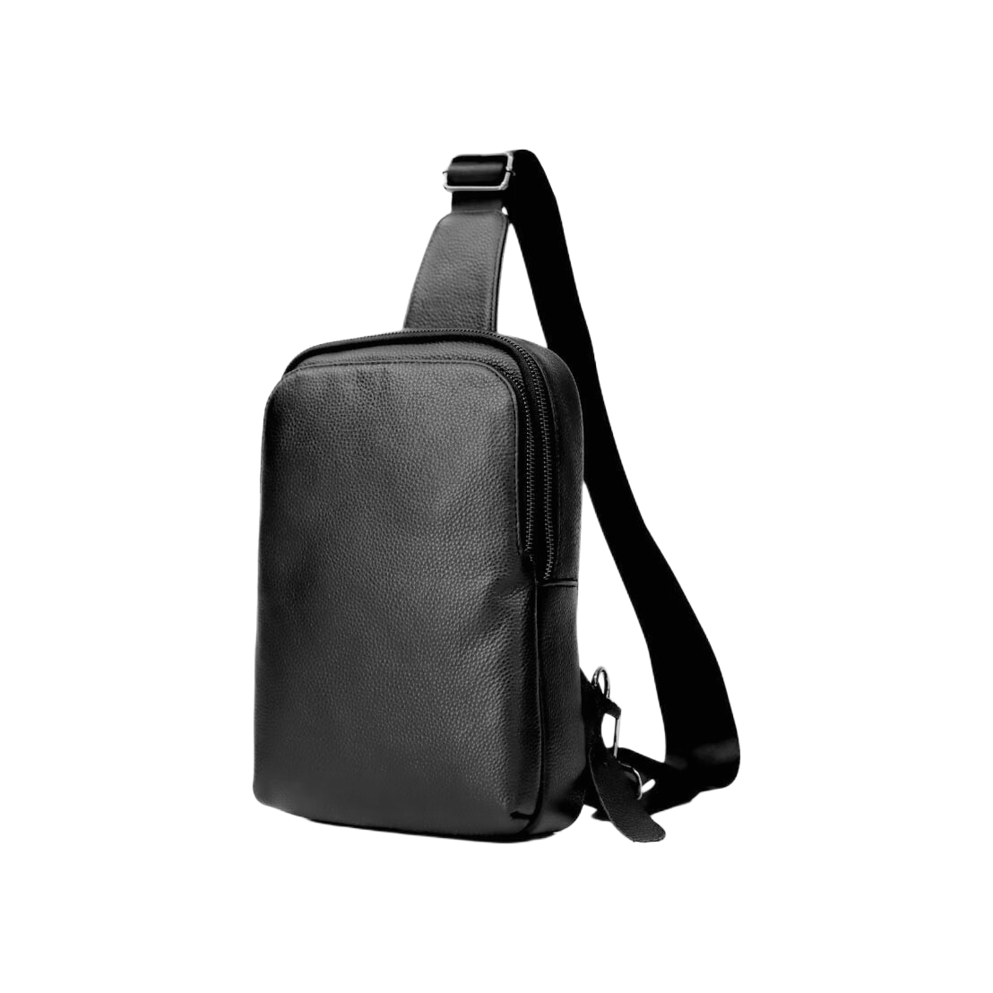 推荐商品：ZUOSEN/左森 小号大容量真皮头层牛皮后软牛皮多功能单肩包运动包背包腰包胸包