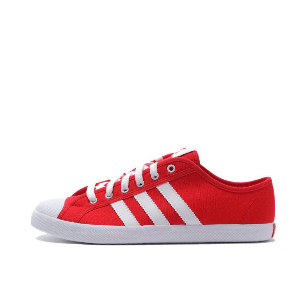 推荐商品：adidas Originals SAN REMO 柔软 防滑 耐磨 低帮 板鞋 红色