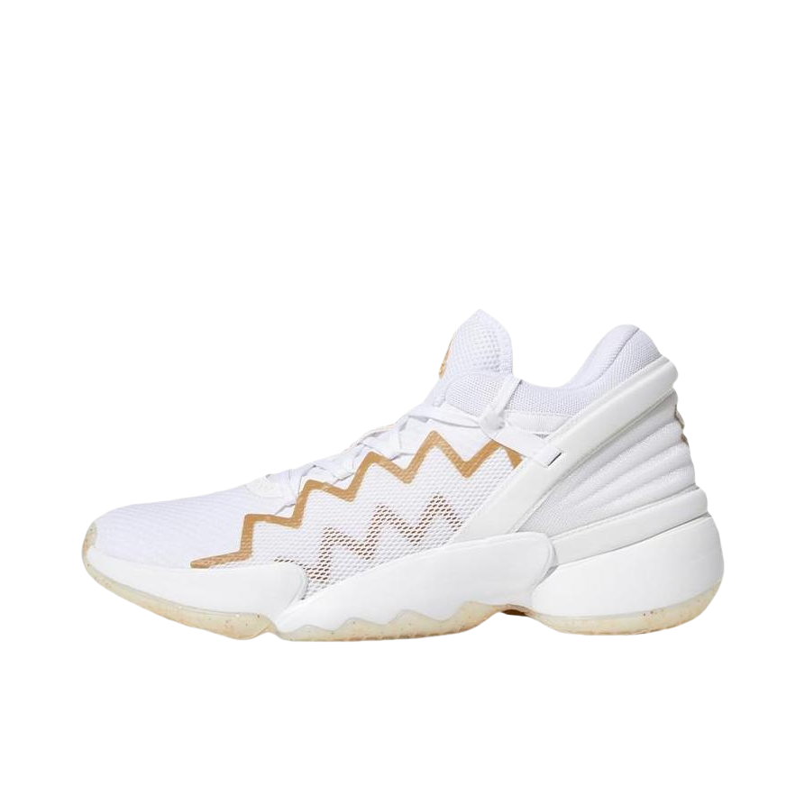 推荐商品：adidas D.O.N. Issue 2 米切尔2代 篮球鞋 减震透气防滑耐磨实战 白色/金色