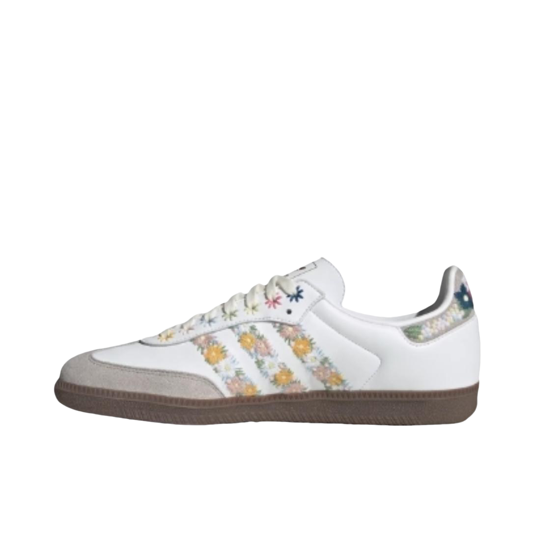 推荐商品：adidas Originals Samba OG T头鞋 板鞋 经典复古舒适百搭耐磨合成革圆头薄底贴合 汉玉白/铬灰色