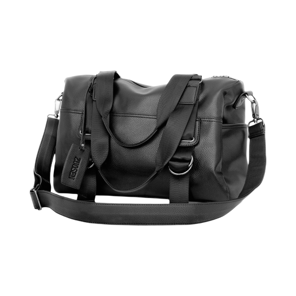 推荐商品：ZUOSEN/左森 休闲超纤皮面料非常耐磨大包斜挎包手提包单肩包旅行包健身包