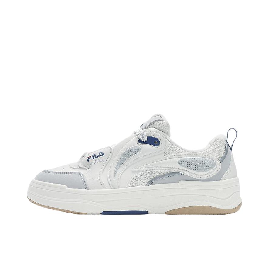 推荐商品：FILA/斐乐 VIBE 板鞋 复古厚底轻便防滑 男款/奶白/藕灰