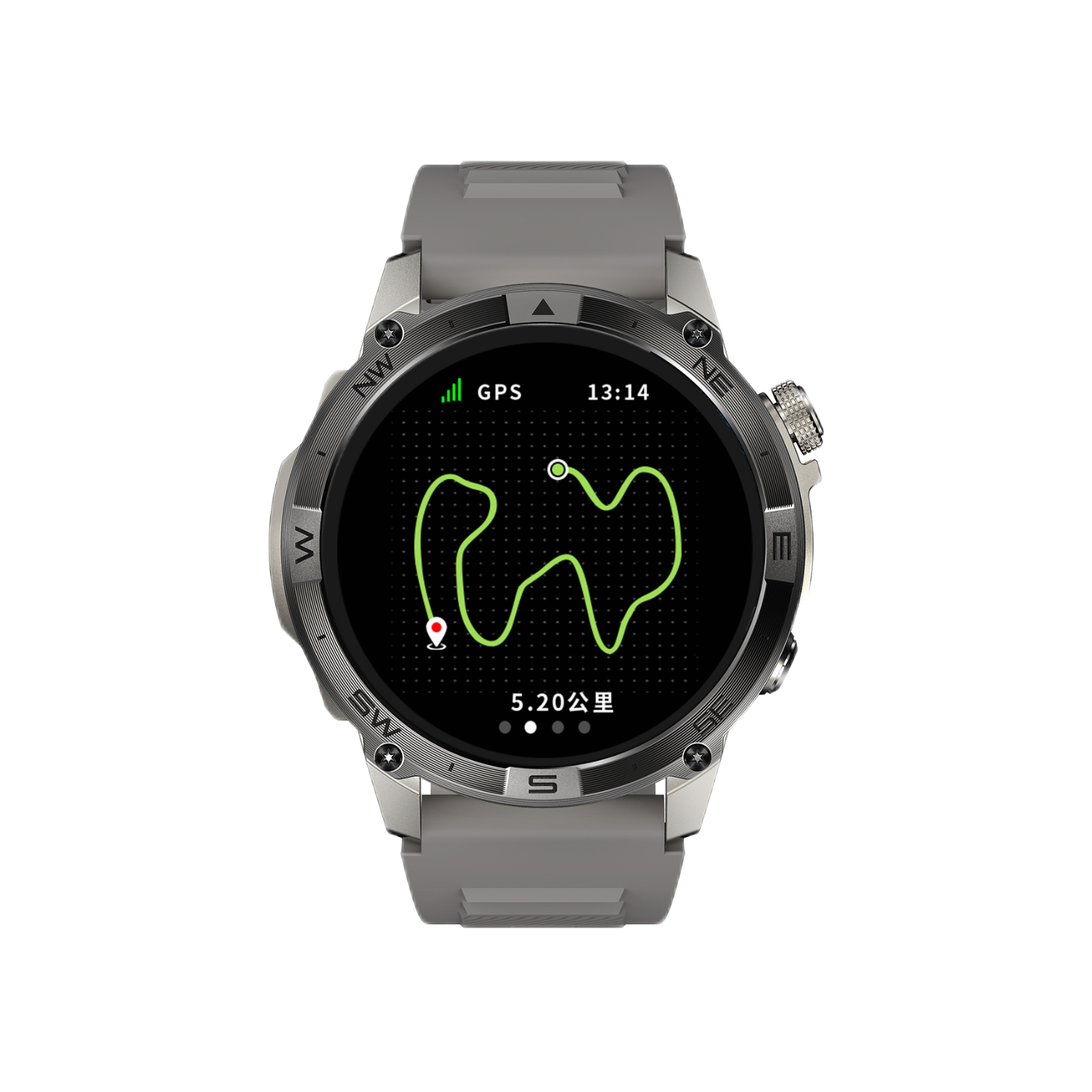 推荐商品：JOKER CAT JKGPS-P66 蓝牙连接双频GPS定位户外运动多功能跑步专用GPS轨迹配速实时监测专业深度防水游泳海拔气压健康监测男女同款手表