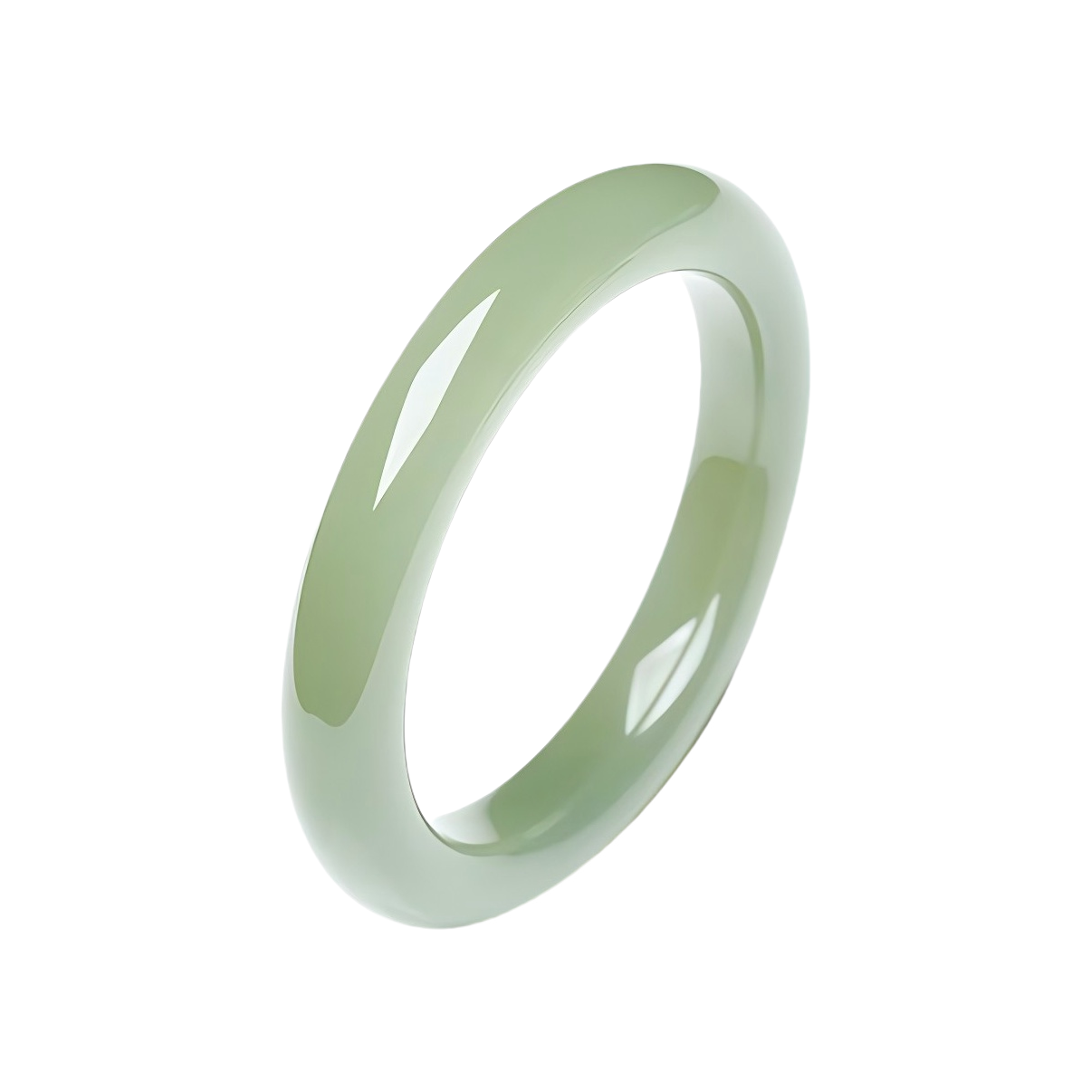 推荐商品：匠锁心玉 新中式古典和田玉手镯 DN241212015