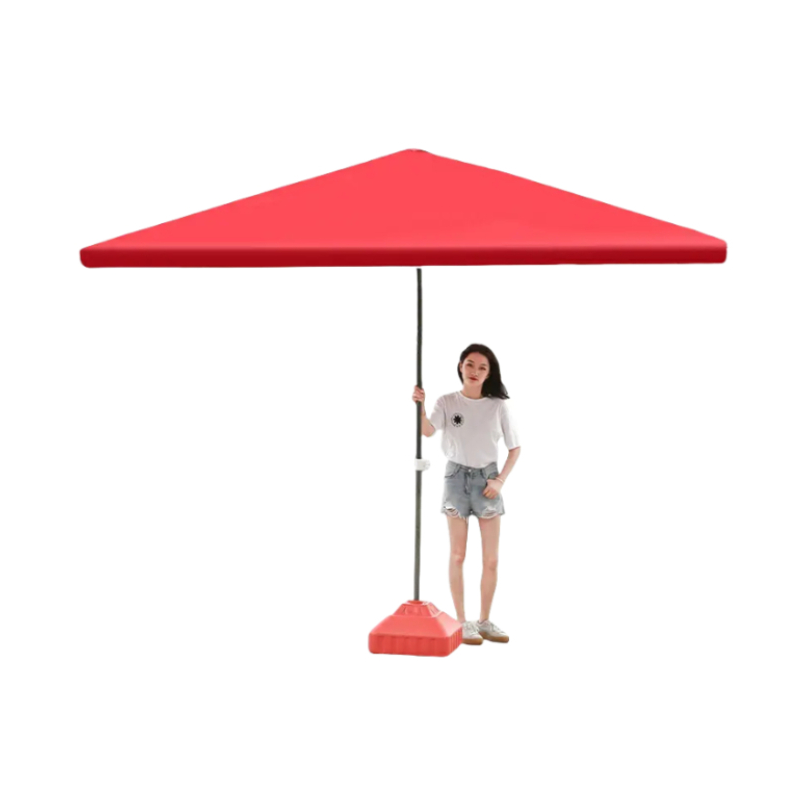 推荐商品：悠纪 双层方形 户外加大 聚酯纤维+银胶 2.5×3.2m 晴雨两用遮阳伞 手动